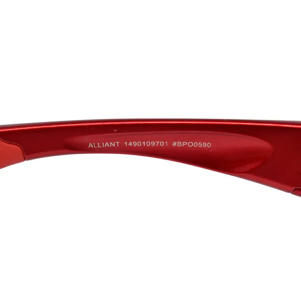 Tifosi Optics Alliant Red/Black Wrap Sunglasses - FAIR CONDITION - READ